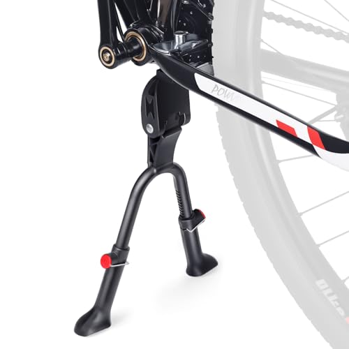 Bike Double Kickstand: Heavy-Duty Adjustable Support for All Bike Types 1 Bike Double Kickstand