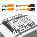 Car Roof Rack Basket: Ultimate Heavy-Duty Cargo Carrier for SUVs 35 Car Roof Rack Basket